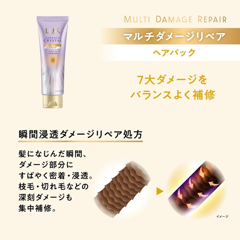LUX Super Rich Crystal Multi-Damage Repair Rinse Treatment Hair Mask