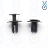 VVO Fasteners Plastic Front Wing Trim Clip, Black (Pack of