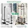 CHOEZON Toilet Paper Holder Stand, Freestanding Toilet Paper Holder with