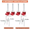 PETCHOR Truck Tool Box Mounting Kit No Drill, J Hook