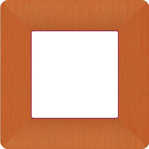 Boston International PEG10173 8 Count Square Paper Plates, Dinner, Terra