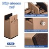 uxcell 4 inch Bed Risers with Adjustable Screw Clamp, 4Pcs