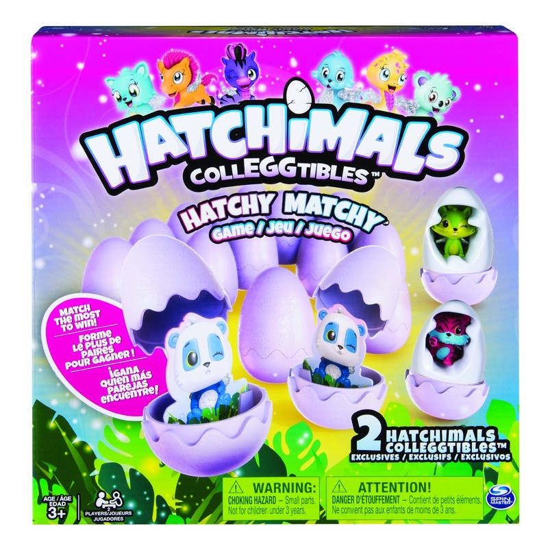HATCHIMALS Hatc Himals 6039765 Hatchy Matchy Game, Mixed Colours
