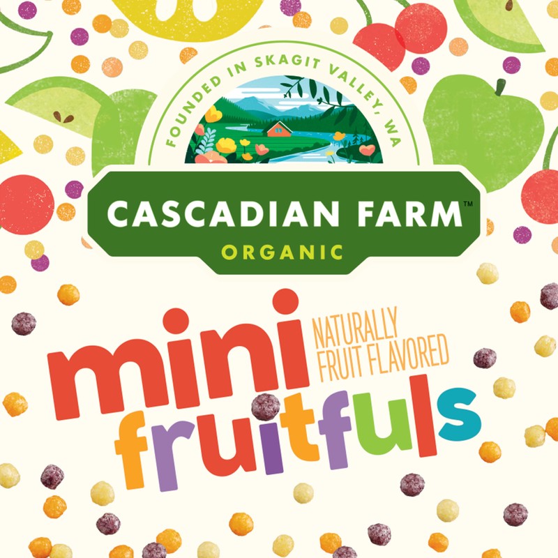 Cascadian Farm Organic Mini Fruitfuls Breakfast Cereal, Made With Whole