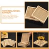 Wood Cup Holder Coasters for Drinks, Japanese Style Wooden Coaster,