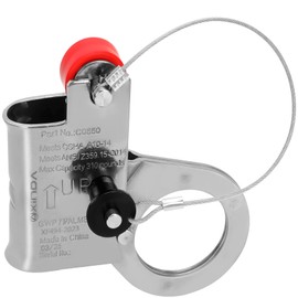 Fall Protection Automatic Energy Absorbing Rope Grab, for RK VF505, Used with 5/8” - 3/4” Lifeline Rope, Automatic Lock System, with Safety Ring, for Construction, Comply to ANSI/OSHA