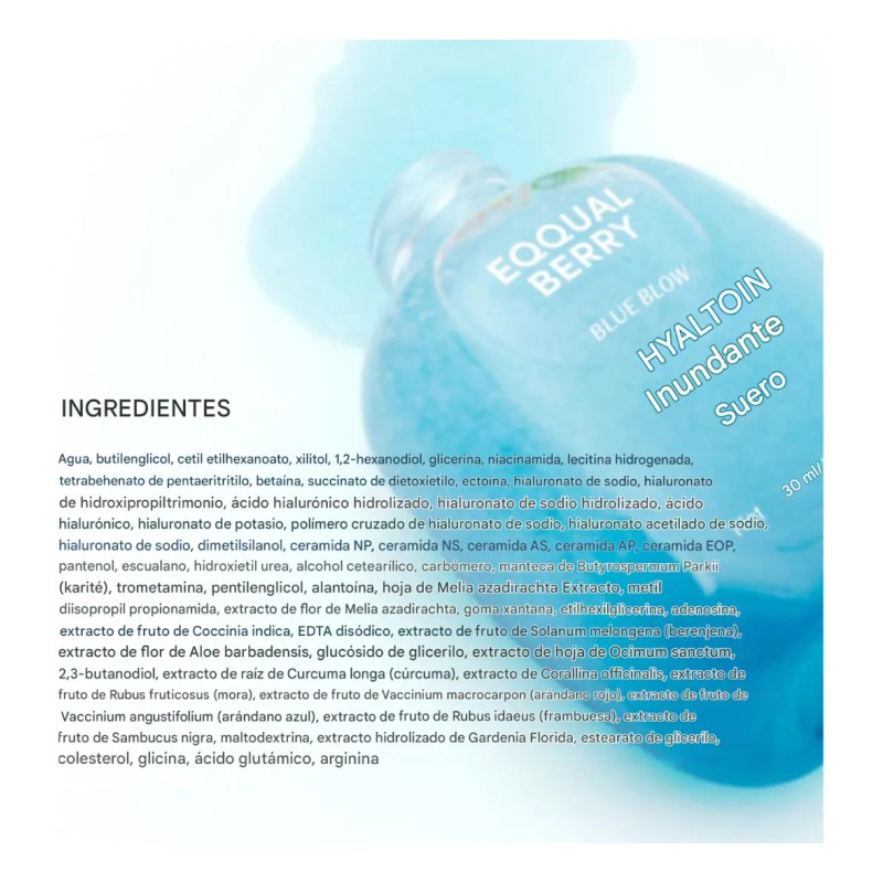 Eqqualberry Hyaltoin Flooding Serum 30m Todo Tipo De Piel Día/noche