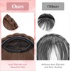 Benehair Headband with Bangs Synthetic Plaited Hair Headband with Natural