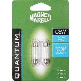 Magneti Marelli 070.0000009491 C5W Pair Car Festoon Bulb 12 V 5 W Socket SV8.5