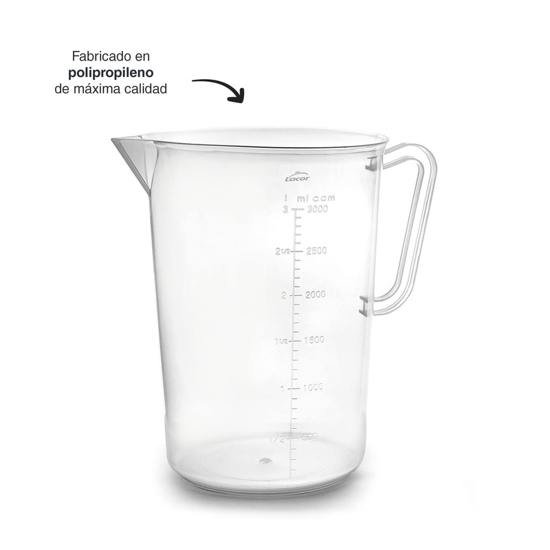 Lacor - 67213 - Measuring Cup, Measuring Cup, Liquid Meter,