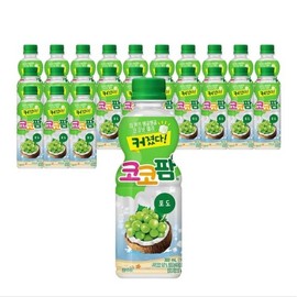 Cocopalm 해태 코코팜 탱글 알맹이 포도 300mlx24개 Haitai Coco Palm Tangy Grape 300ml x 24 pcs