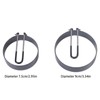 Acpetdr 2pcs Egg Ring, Mould Egg Ring, Stainless Steel Egg