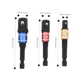 VILLFUL 1 Set Electric Drill Rod Accessories Bit Holder Driver Impact Driver Accessories Drill Extension Drill Accessories and Attachments Impact Drill Drill Bit