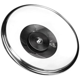 WMF Pan Lid 20 cm, Glass Lid with Round Metal Handle, Lid for Pots and Pans, Heat Resistant Glass, Dishwasher Safe