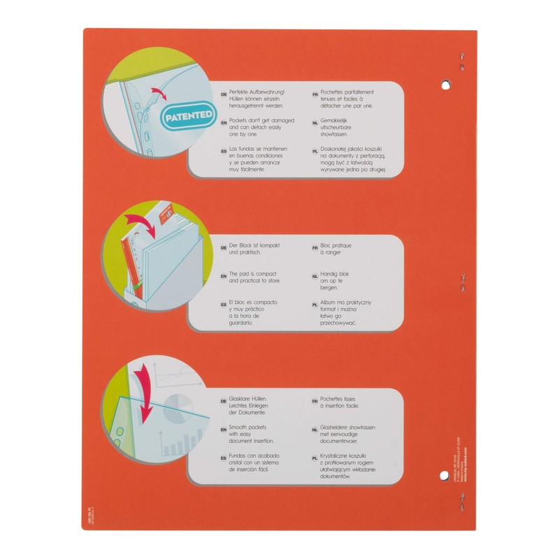 Oxford Quick'in Document Wallet Pad DIN A4 Transparent