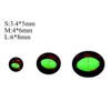 caralin 100Pcs Oval Luminous Fishing Beads Glow in The Dark