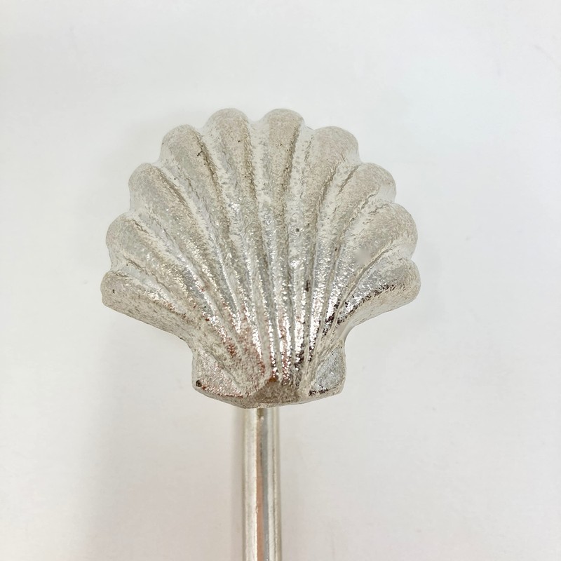 Knobs By Blossom Silver Sea-Life Marine Nautical Hooks (8. Small