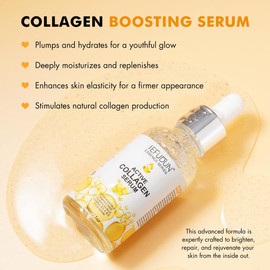 Collagen Serum für Gesicht - Lift, Firm & Smooth Fine Lines│collagen serum Deeply Hydrate & Rejuvenate│Pflegt, erhellt und repariert Ihre Haut wirksam│Kollagen Serum with Niacinamide&Ceramide - 30ml