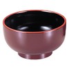 若泉 Lacquerware Buckwheat Udon Pot Fountains Longlasting 丼 urumi Black