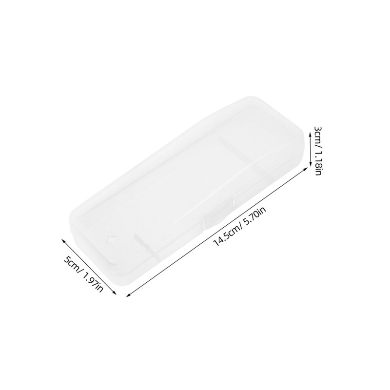 CAXUSD Travel Shaver Box 3 Storage Containers Razor Blade Holder