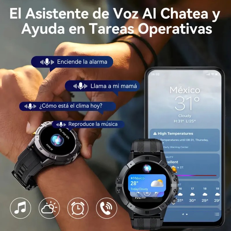 Smartwatch Reloj Inteligente Cubot C29 Resistente Al Agua 10m Llamadas