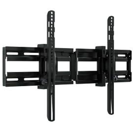 ECHOGEAR Extendable Tilting TV Wall Mount for 32 to 90" Screens up to 110lbs - Reduce Glare w/ 5.2" Extension for 12 deg Tilt - Universal TV Mount w/ 3-Step Install & Included Hardware – UL Listed