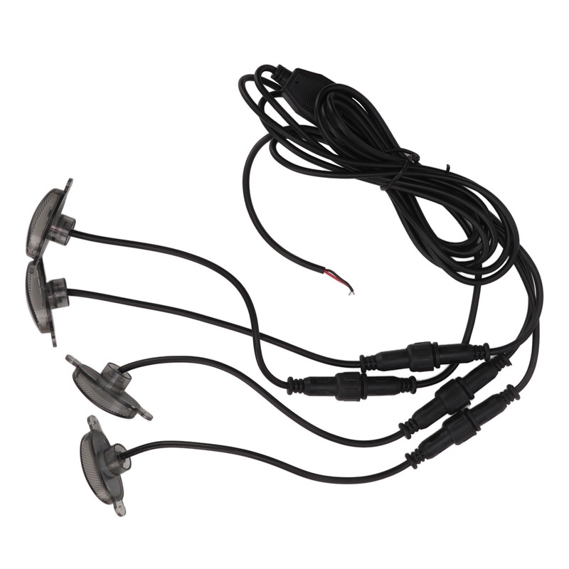 1V4 Smoke Lens Front Grille Driving Lights Amber LED Lamps