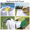 WUUCKOO With A Golf Club Printed Golf Towel, Funny Retro