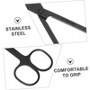VICASKY 2pcs Stainless Steel Rounded Scissors for Eyebrows Facial Hair