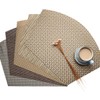 Round Table Placemats Set of 4 Wedge Placemats Heat Resistant