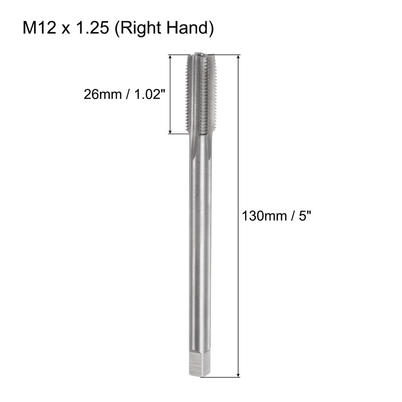 QUARKZMAN Metric Tap M12 x 1.25 H2 130 mm Extra