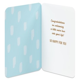 American Greetings Baby Adoption Card (Little More Love)