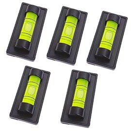 5Pcs Standard Bubble Levels Magnetic Magnet Bubble Spirit Level for Leveling RV, Camper, Travel Trailer, Camping, Turntable, TV Mounts, Phonograph, Tripod