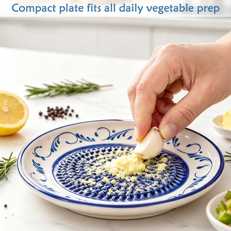 Ceramic Grater Plate, Garlic Grater Plate, Spanish Tomato Grater Plate,