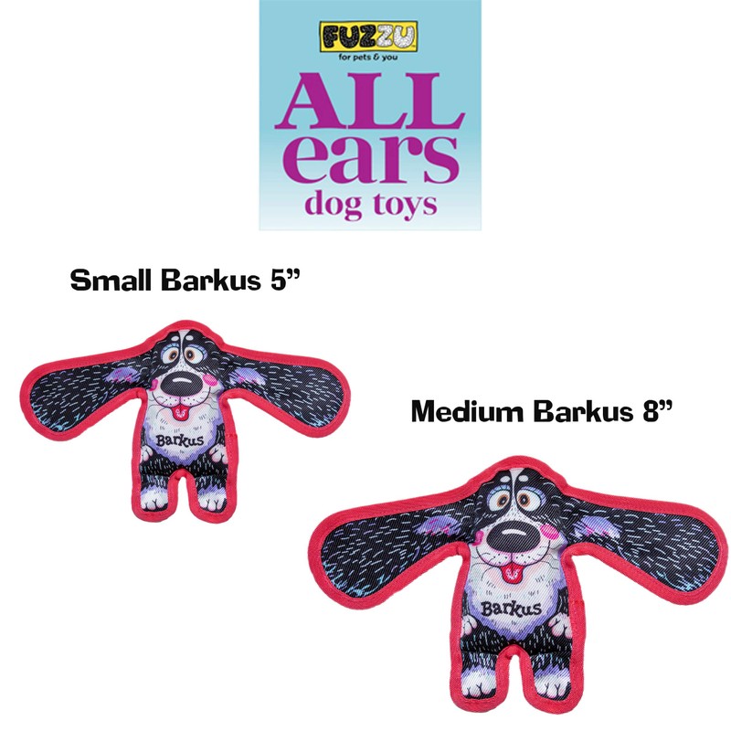 FUZZU Durable Dog Toy with Squeaker - Floppy Tough Chew