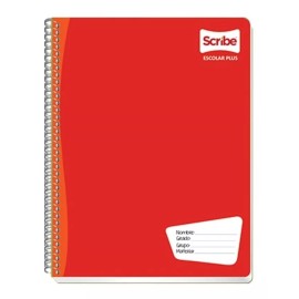 Scribe Escolar Plus Cuaderno Pro 100h Cuadro Chico Pack De 6