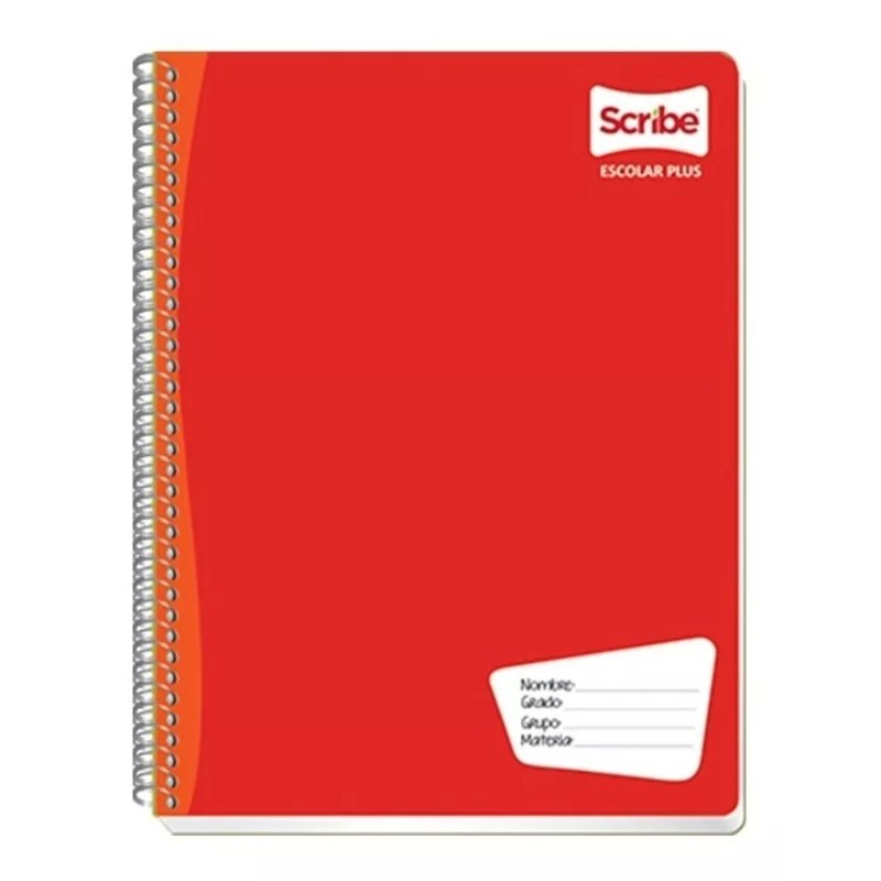 Scribe Escolar Plus Cuaderno Pro 100h Cuadro Chico Pack De