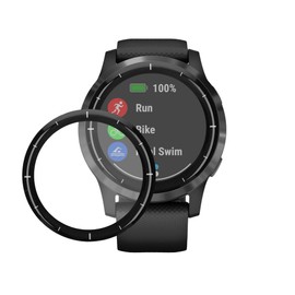 kwmobile 2 x Transparent Screen Protectors Compatible with Garmin Vivoactive 4 (45 mm) Film - Protective Film for Fitness Tracker - Robust Screen Protector