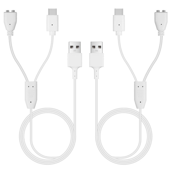 Pack of 2 Charger Cord Replacement for Jugbow/Delupet/Yawpet Training Collar,