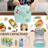 Bolsa De Almuerzo Sonriente,Loncheras Escolares Portátil，adecuado Para Excursiones Escolares, Picnics