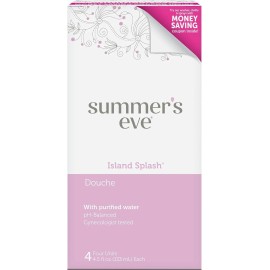 Summer's Eve Douche, Island Splash, 4 Units, 4.5 oz Each
