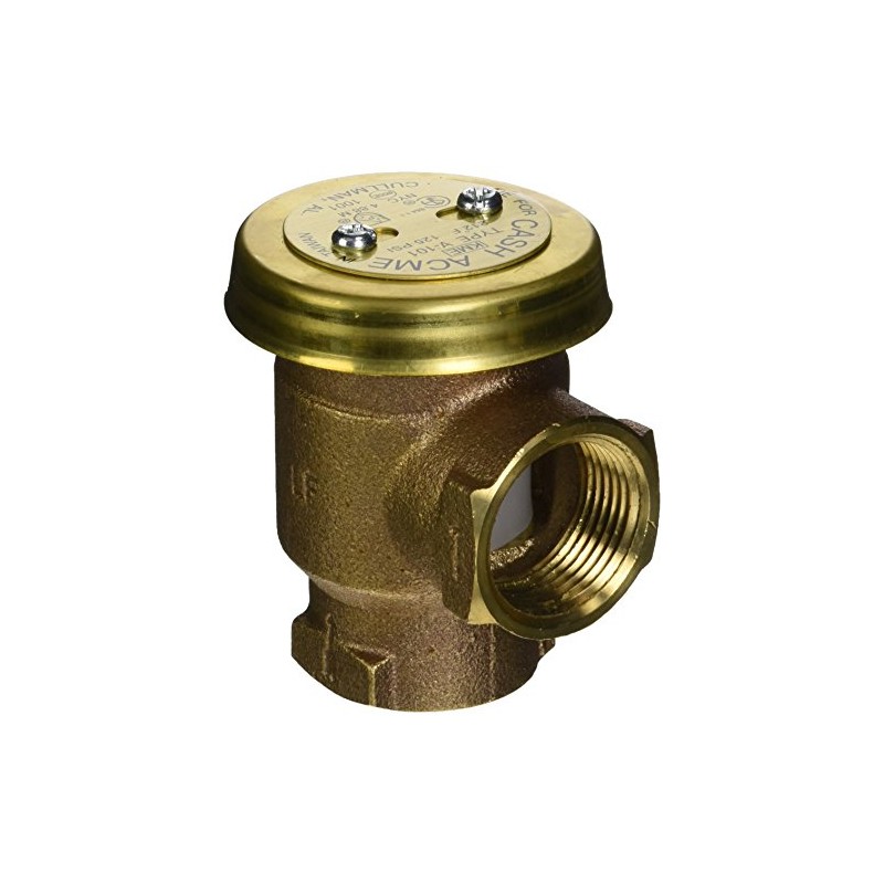 Cash Acme 1 Inch V-101 Anti-Siphon Vacuum Breaker, Brass Plumbing