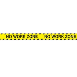No Work Zone Party Tape Party Accessory (1 count) (1/Pkg)