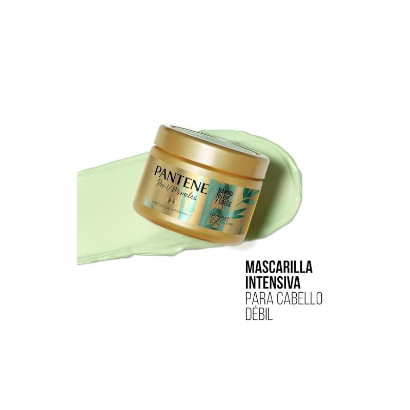 Pantene Pro-V Miracles Bambú Nutre Crece Mascarilla Intensiva 300 ml
