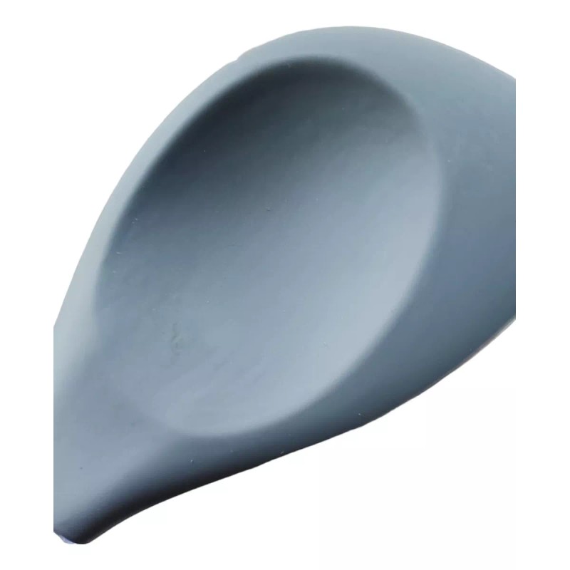 Cuchara Pala Cuchara Antiadherente Multiusos Silicon Mango Gris