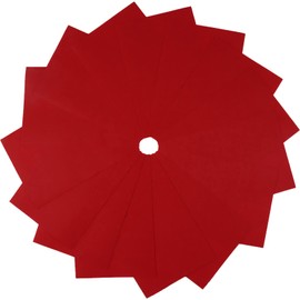 HGUAN 15PCS Felt Fabric Sheet 8 "x12" (20cm X 30cm) 1mm Thick, Used for Manual DIY, Sewing and Decorative Handicraft Projects (Red)