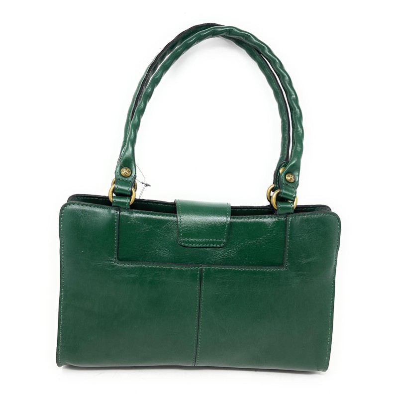 Patricia Nash Rienzo Leather Satchel, Soft Green