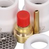 6PCS Welding Torch Adapter Kit Copper PTFE Standard Size TIG