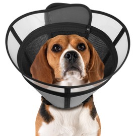 Cone for Dogs – Soft Elizabethan Collar for Large, Medium & Small Dogs | Post-Surgery Recovery, Anti-Licking, Adjustable & Lightweight Dog Cone Alternative (Black,XL)