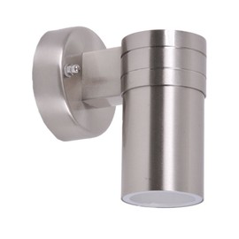 Brilliant Hanni ES120E Exterior Wall Lamp / GU10-LED / 1 x 3 W, 3000 K, 240lm G96229 / 82 Stainless Steel